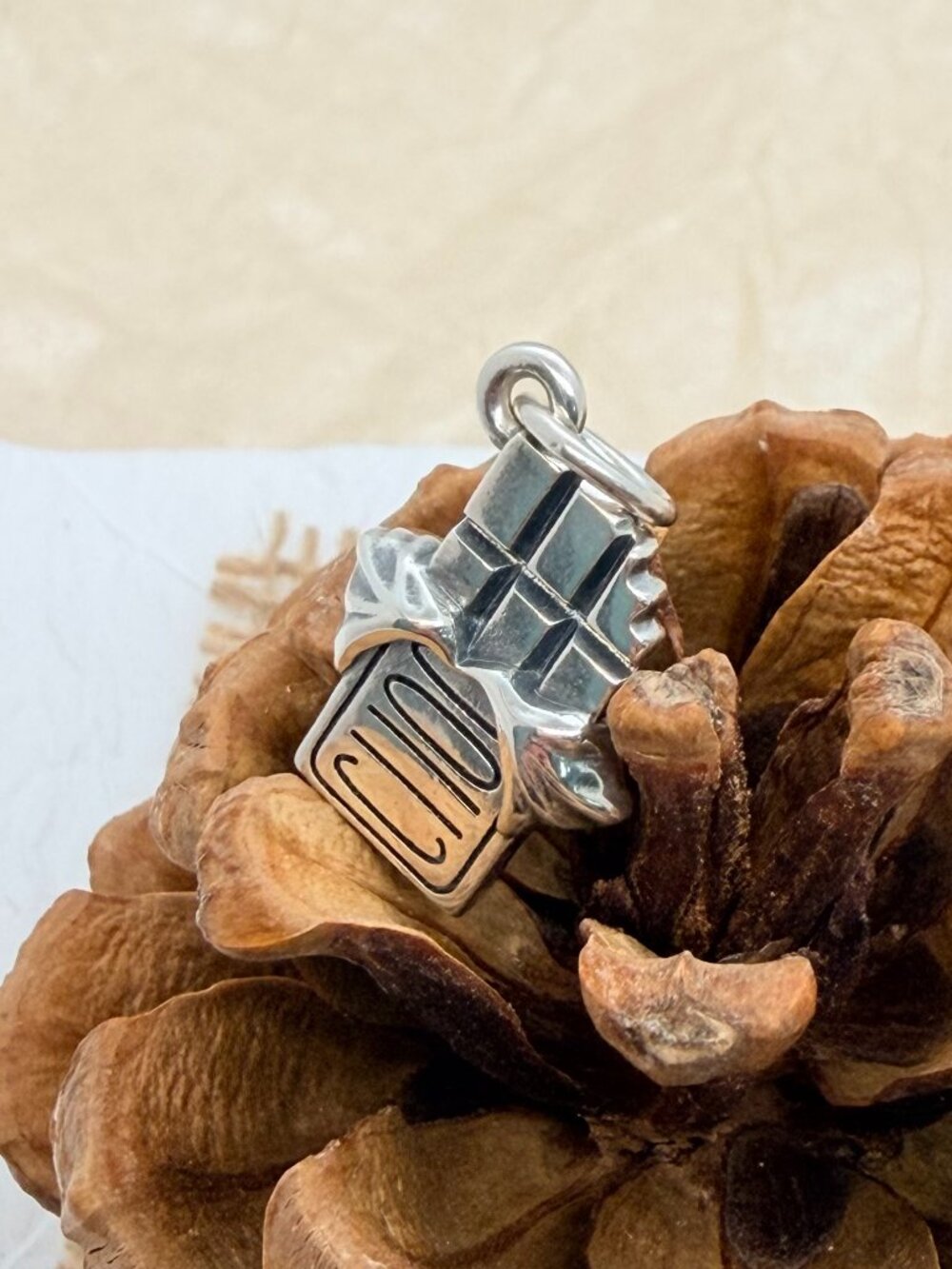 James Avery Sweet On You Chocolate Bar Charm Sterling Silver Candy